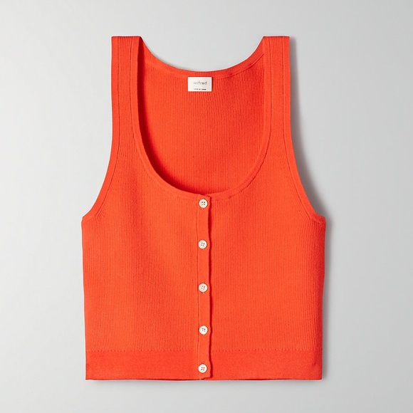 Aritzia Wilfred Red Sweater Tank - Picture 3 of 7